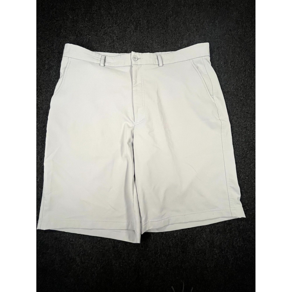 Kirkland Signature Golf Shorts Mens 38 Gray Performance Logo Stretch Resort Wear